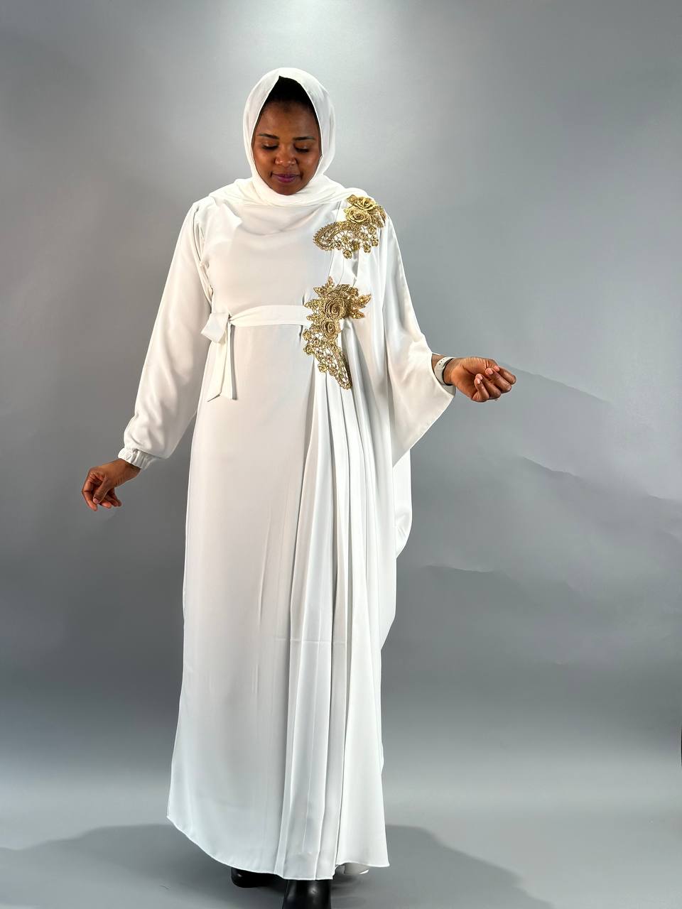Abaya Aminata - off-white